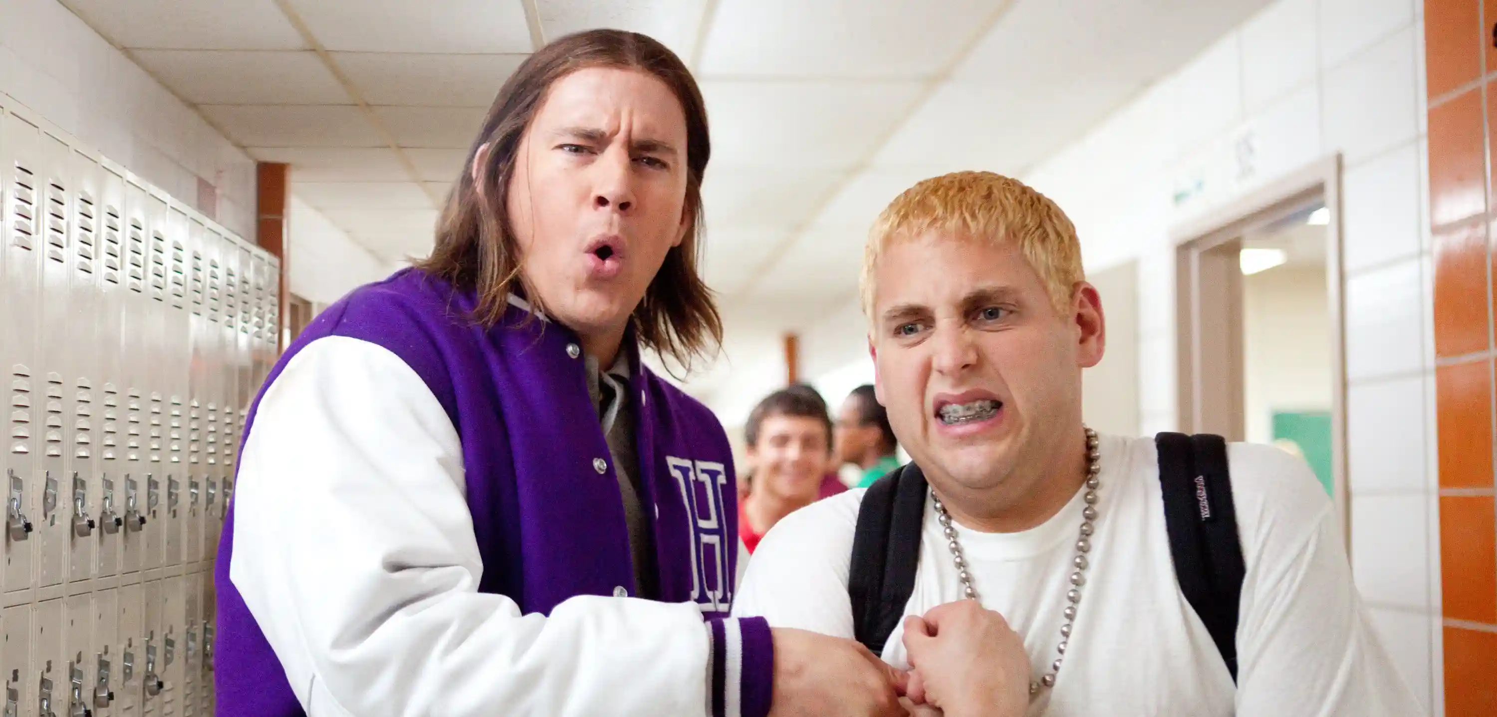 Channing Tatum and Jonah Hill play high school nemesises turned buddies.