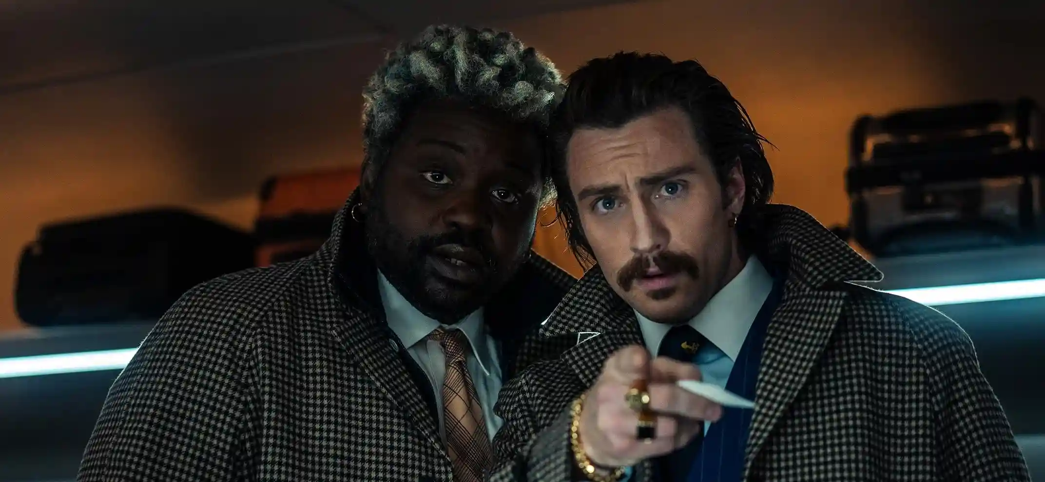 Two brothers, Tangerine (Aaron-Taylor Johnson) and Lemon (Brian Tyree Henry), are spies in Japan.