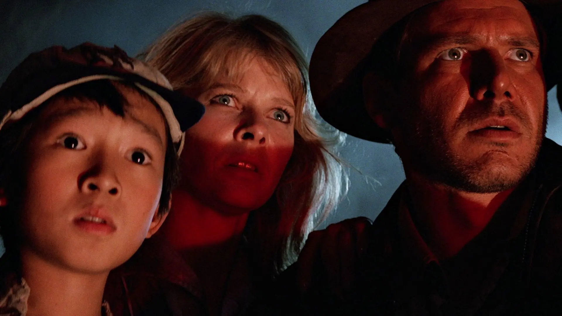 Harrison Ford, Kate Capshaw, and Ke Huy Quan star as a trio lost in an Indian palace.